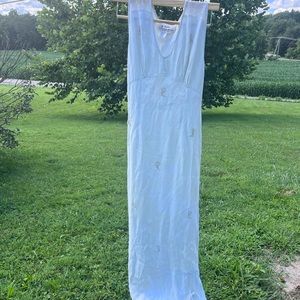 Papillon long off white dress